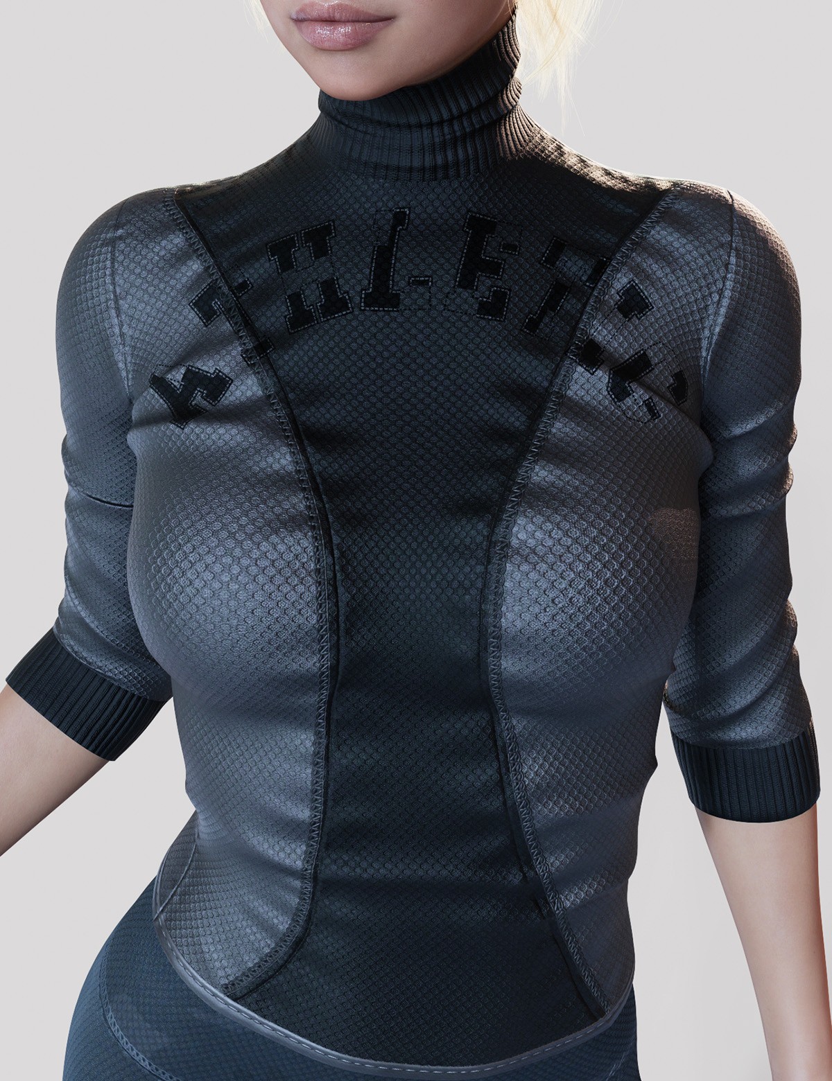 dForce Active High Neck Top Genesis8-8.1Female by N/A