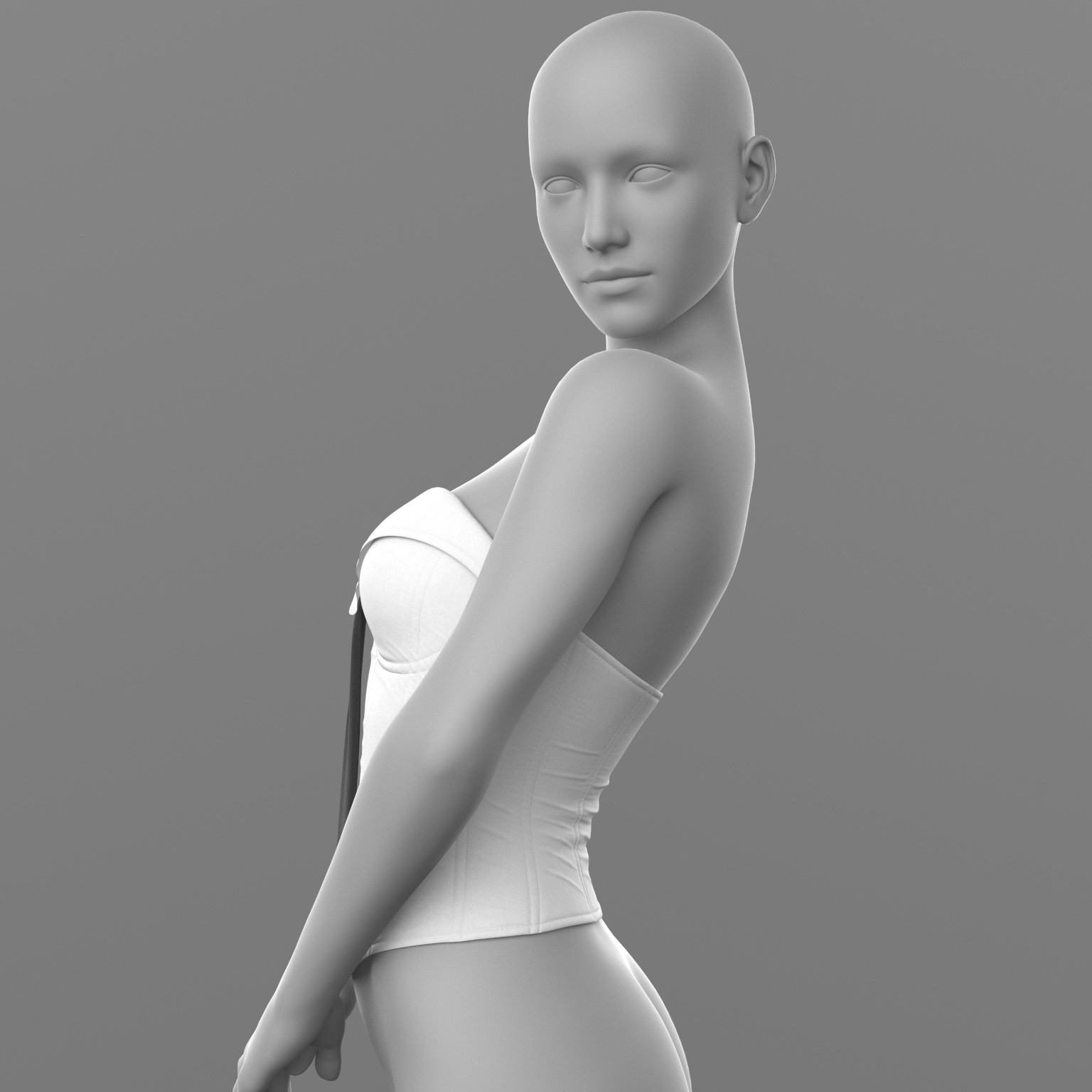 Shirt Corset G8 Female by N/A