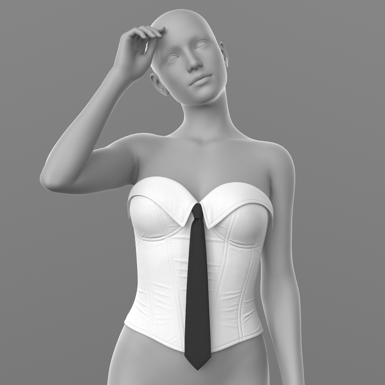 Shirt Corset G8 Female by N/A