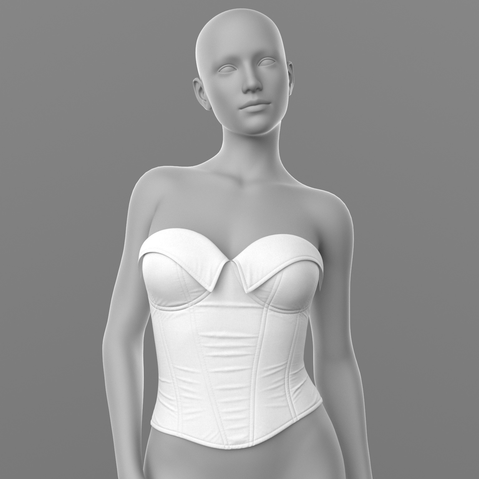 Shirt Corset G8 Female by N/A