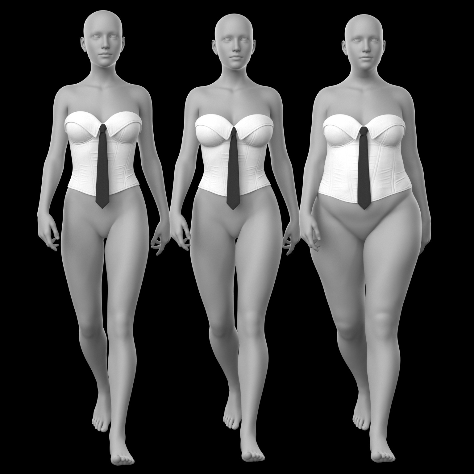 Shirt Corset G8 Female by N/A
