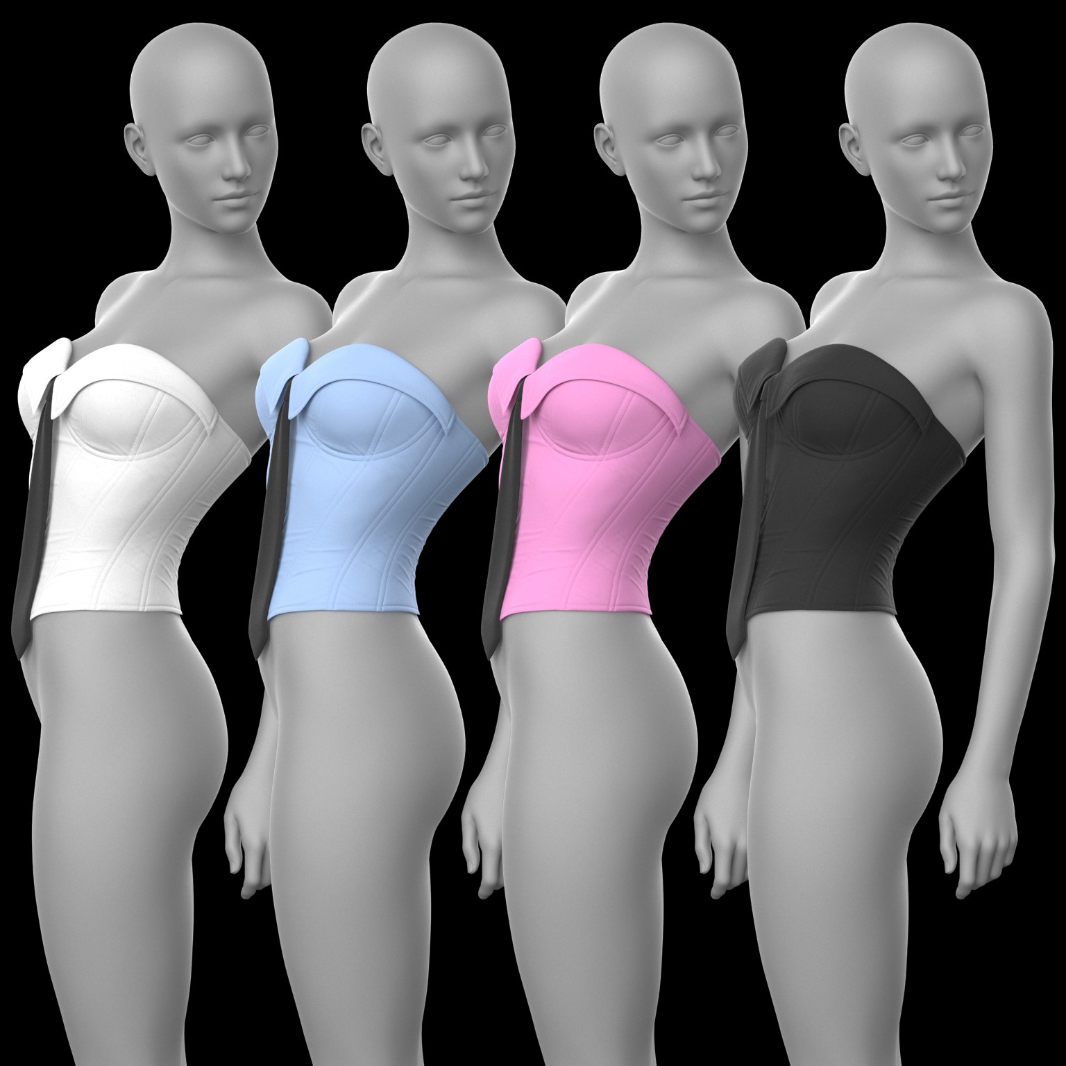 Shirt Corset G8 Female by N/A