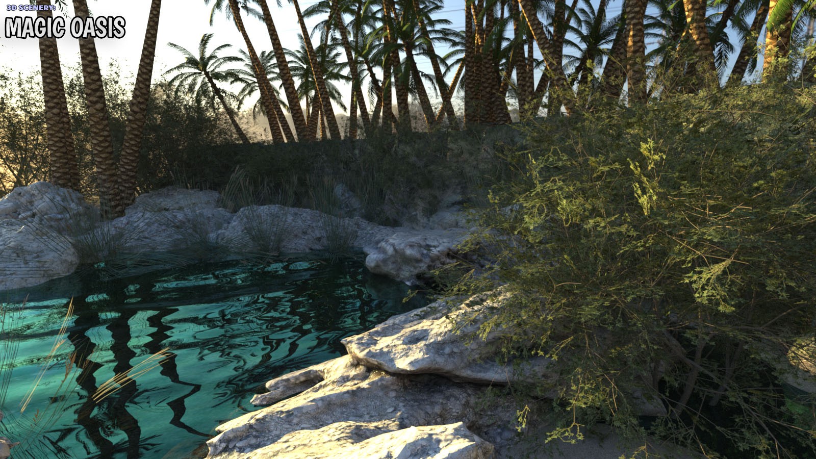 3D Scenery: Magic Oasis by N/A