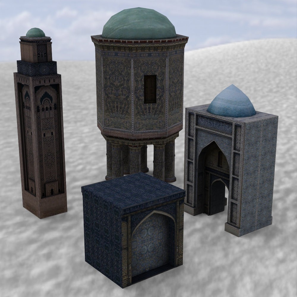 Middle East Buildings 5 for DAZ Studio by N/A