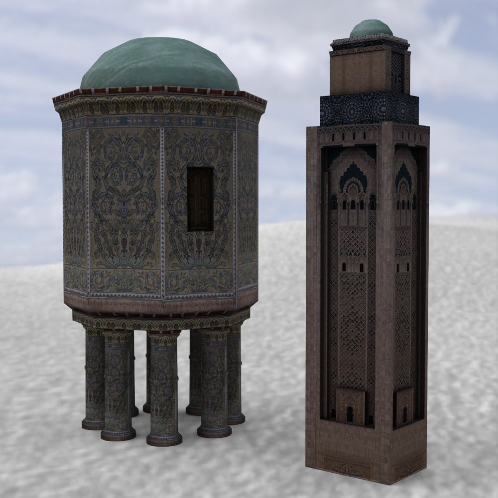 Middle East Buildings 5 for DAZ Studio by N/A