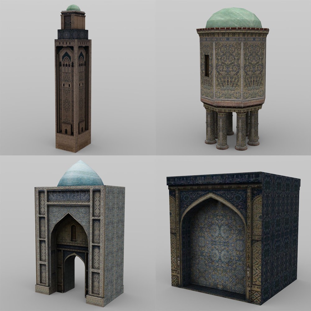 Middle East Buildings 5 for DAZ Studio by N/A