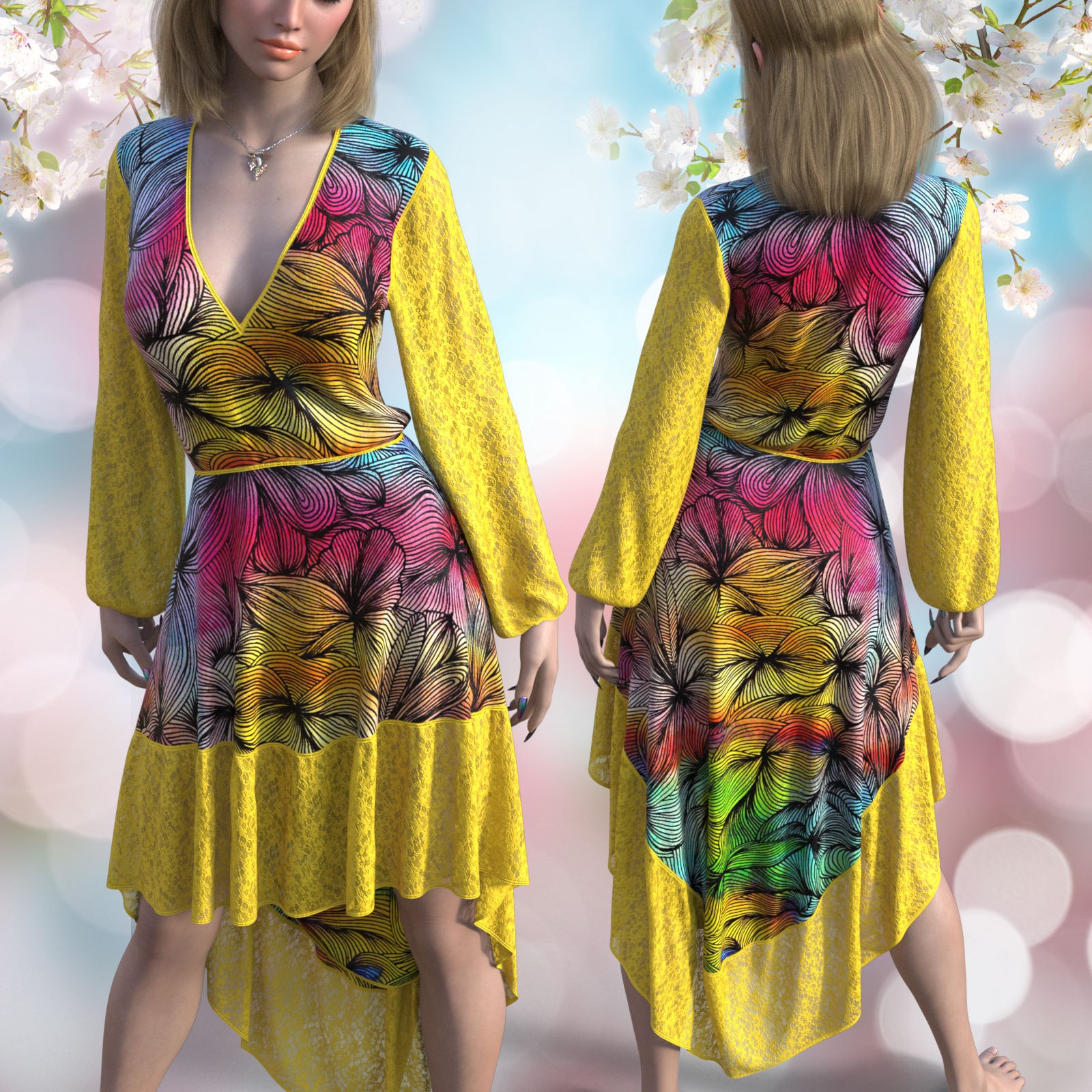 DA-Spring for dForce Meadow Song for G8F and G9 by -Wolfie- by N/A