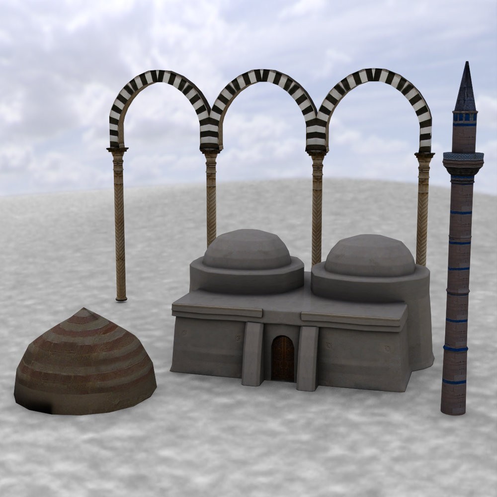Middle East Buildings 6 for DAZ Studio by N/A