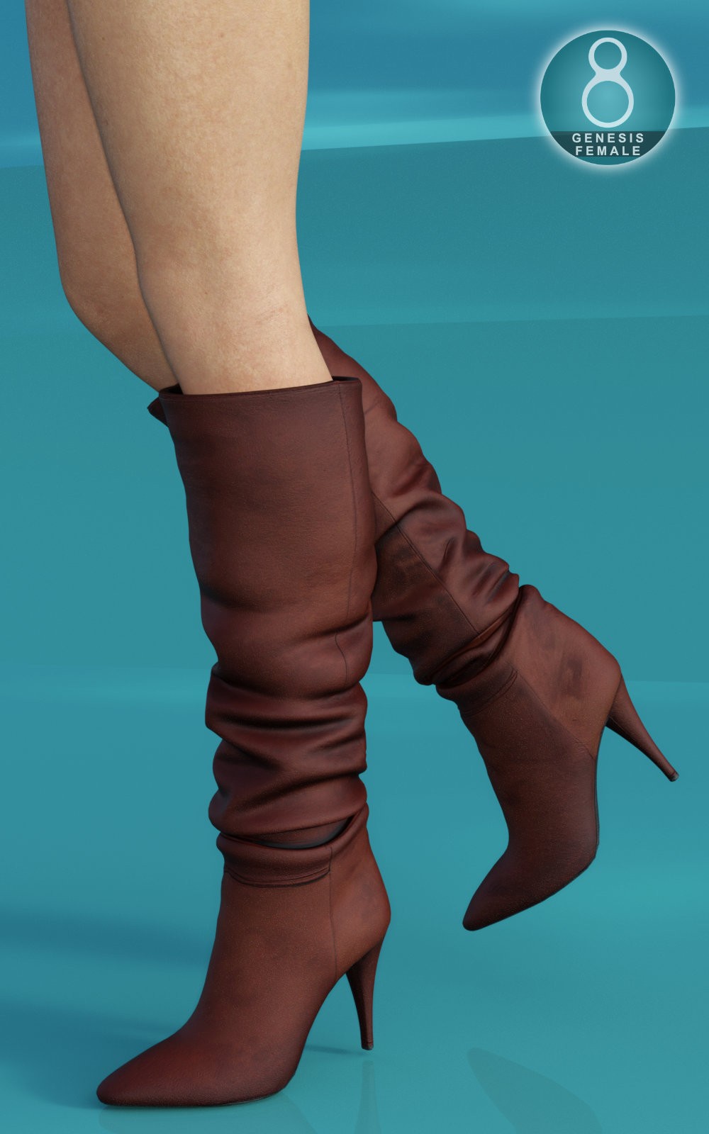 Autumn Tapered Boots for G8F by N/A