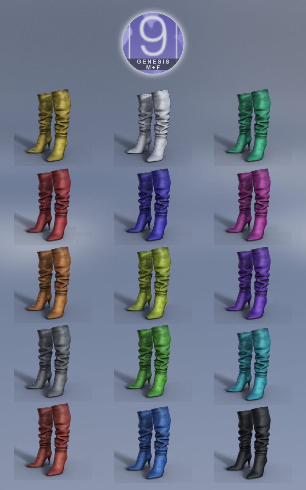 Autumn Tapered Boots for G9 by N/A