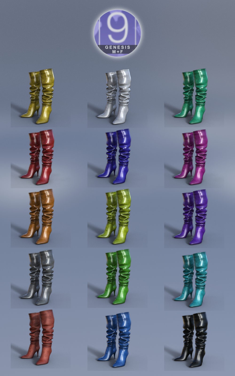 Autumn Tapered Boots for G9 by N/A