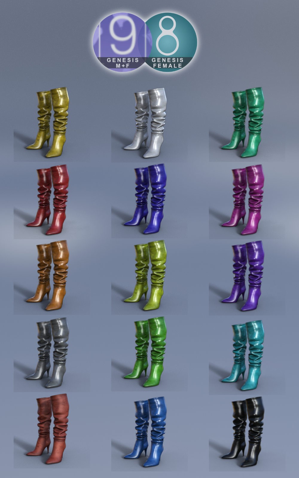 Autumn Tapered Boots Premium Pack by N/A
