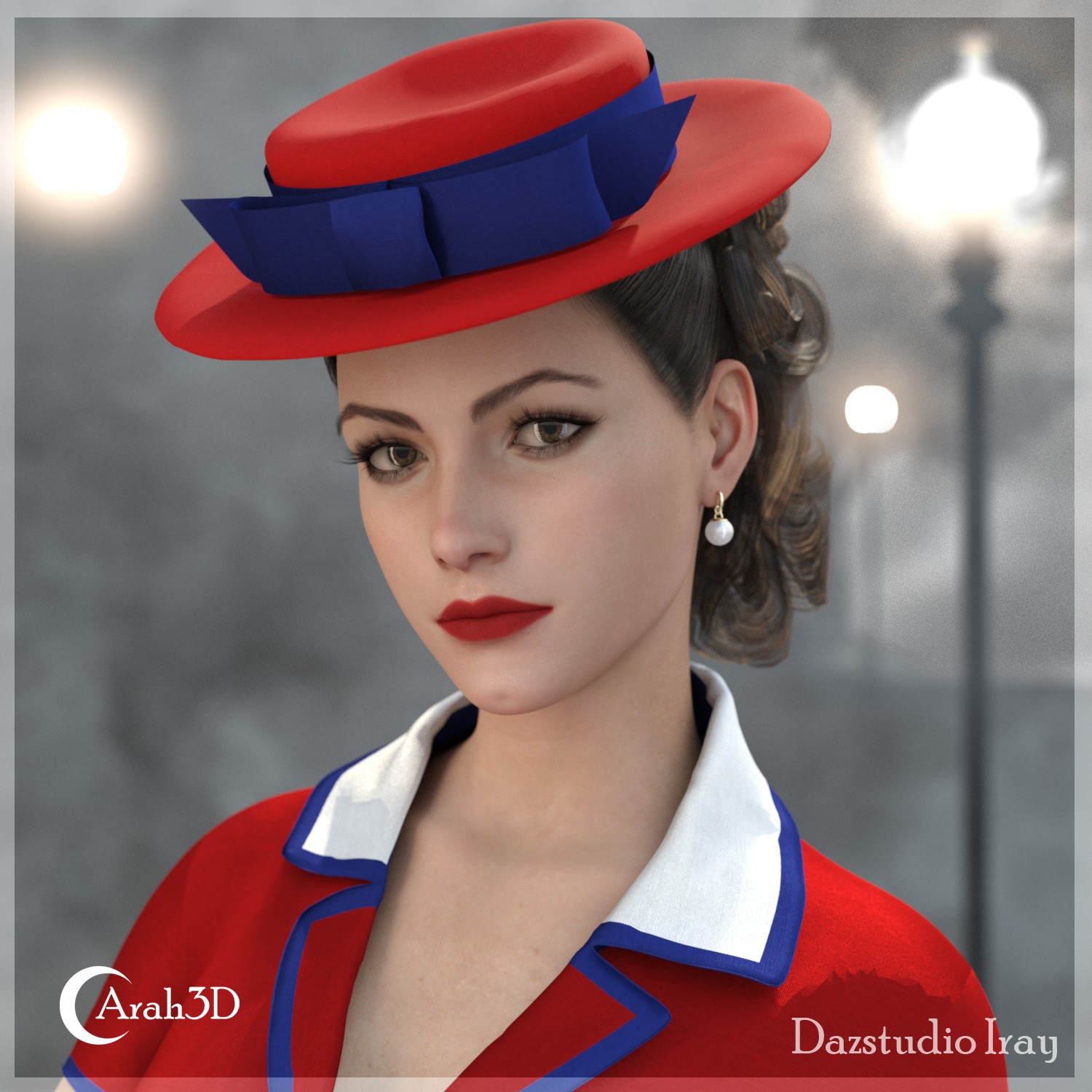 Arah3D Vintage Hats - the 1940s Collection Volume 1 for G8F and G9 by N/A