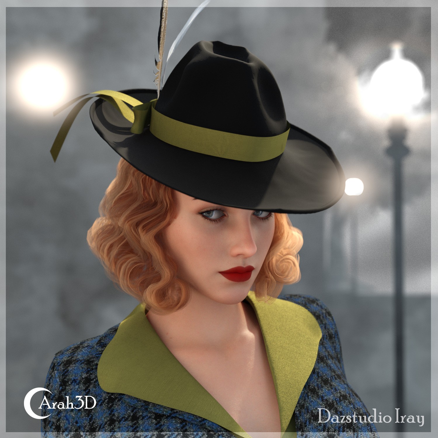 Arah3D Vintage Hats - the 1940s Collection Volume 1 for G8F and G9 by N/A