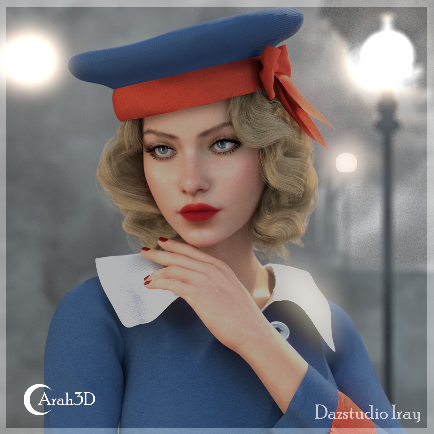 Arah3D Vintage Hats - the 1940s Collection Volume 1 for G8F and G9 by N/A