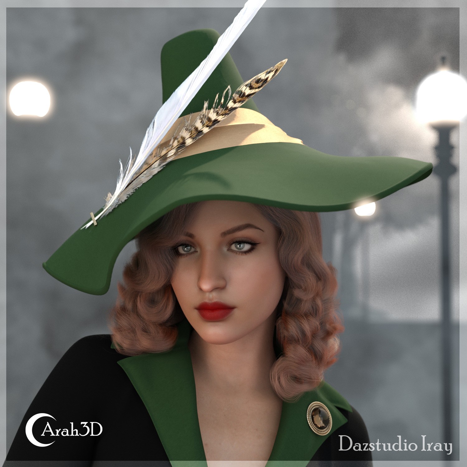 Arah3D Vintage Hats - the 1940s Collection Volume 1 for G8F and G9 by N/A