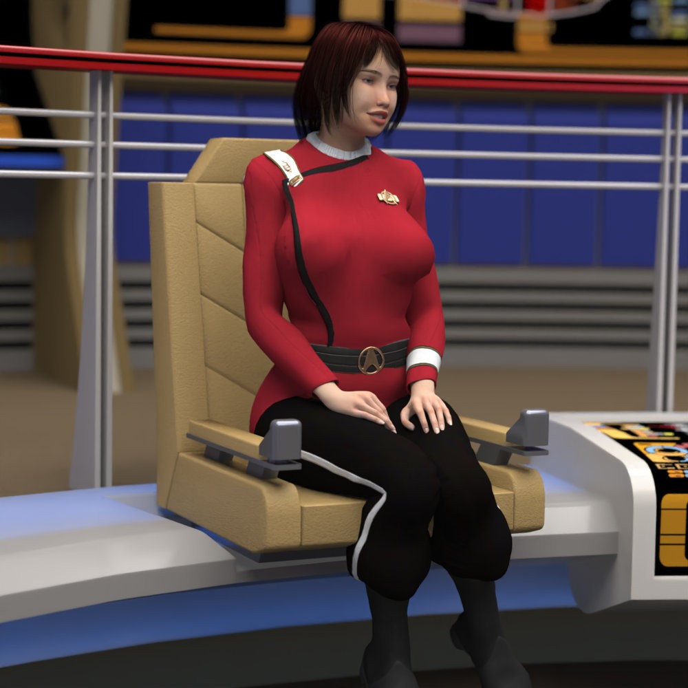 SFU MM Officer for La Femme 2 for Poser by N/A