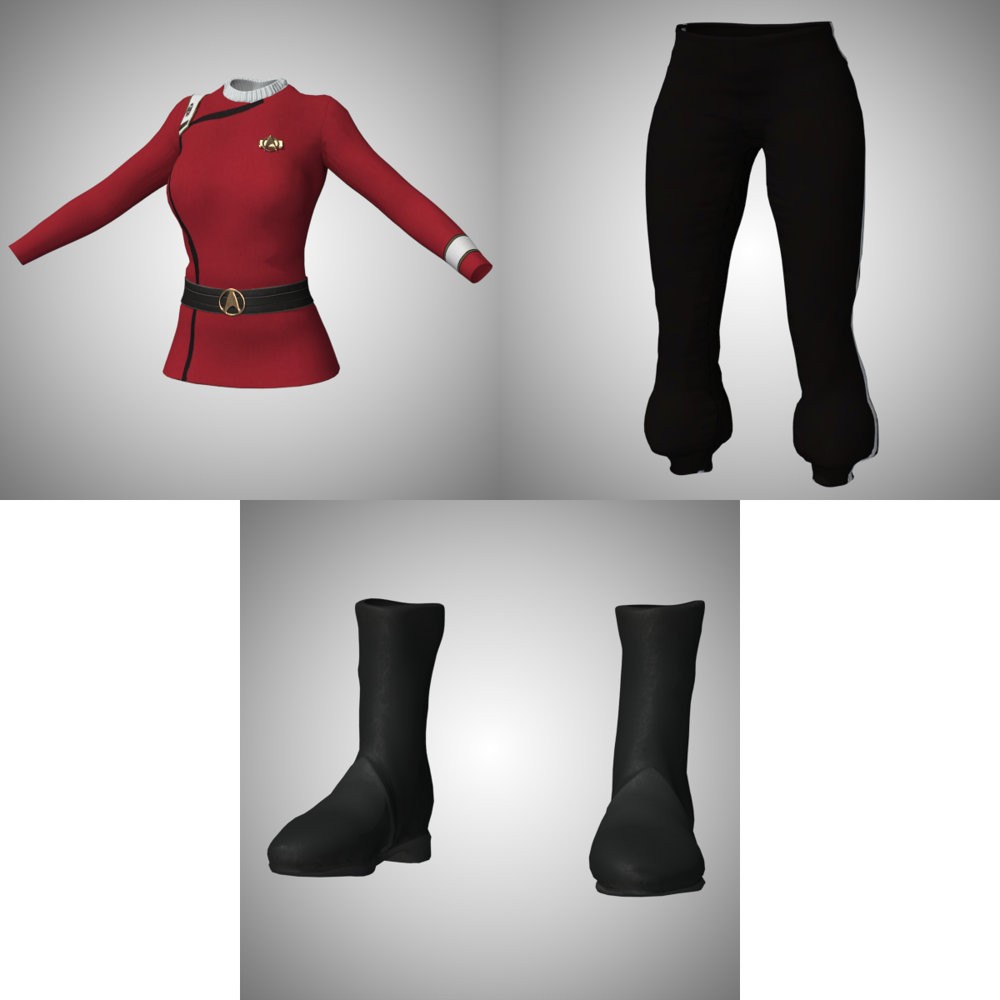 SFU MM Officer for La Femme 2 for Poser by N/A