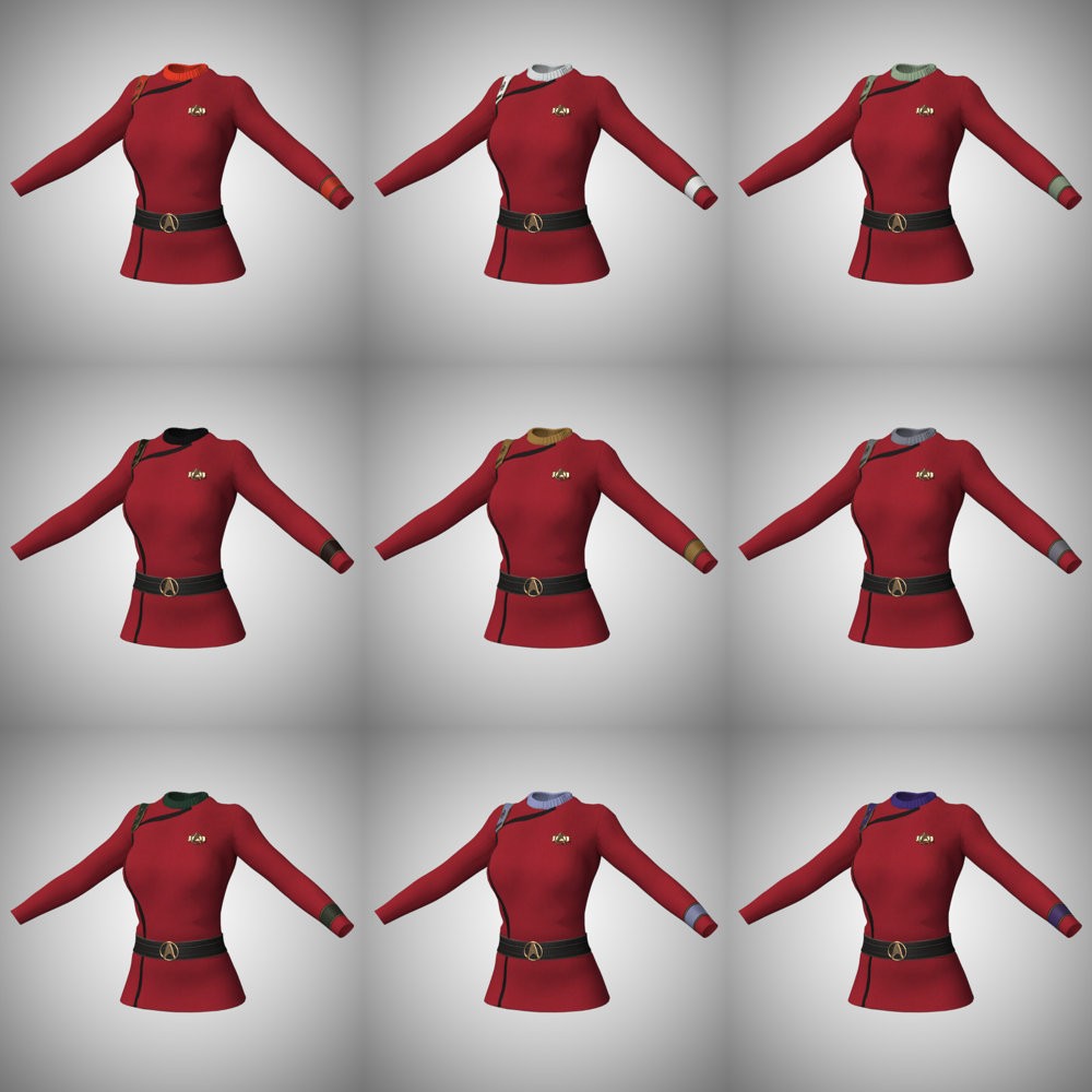SFU MM Officer for La Femme 2 for Poser by N/A