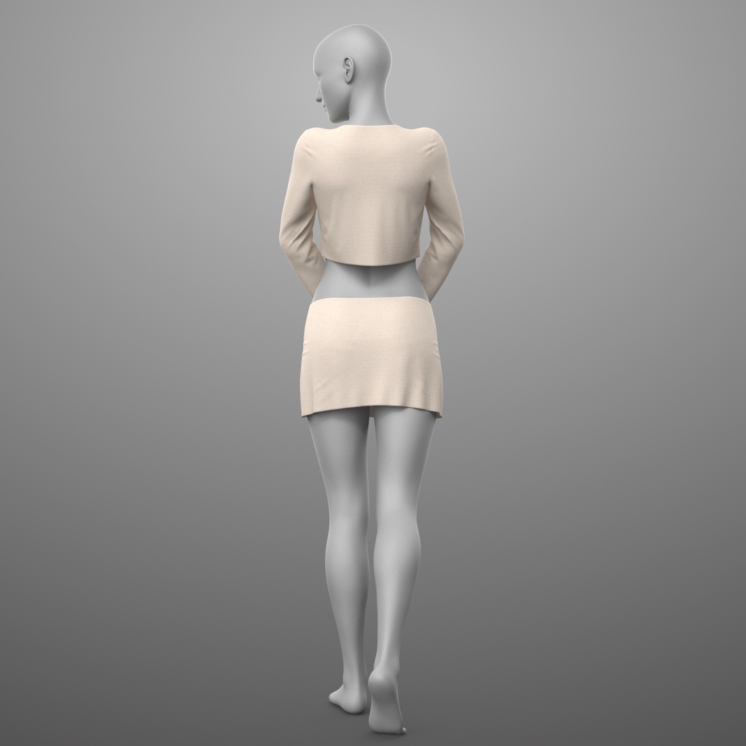 Lace Top and Skirt G8 Female by N/A