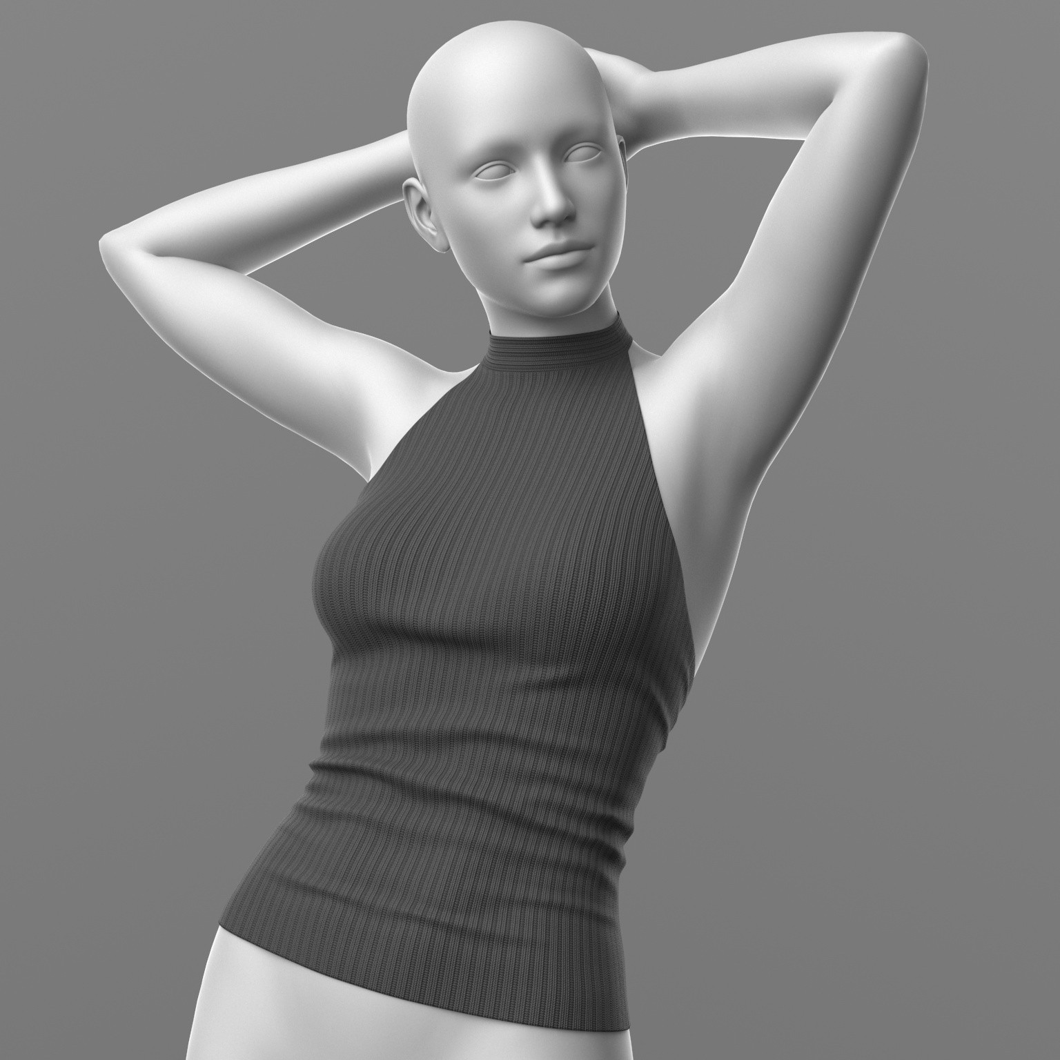 Knitted Top 3v G8 Female by N/A