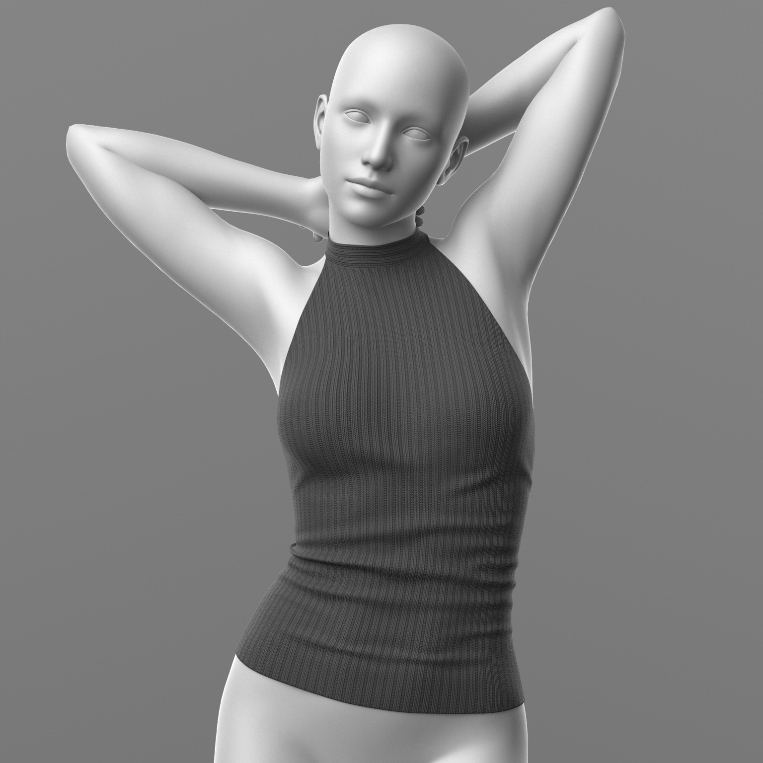 Knitted Top 3v G8 Female by N/A
