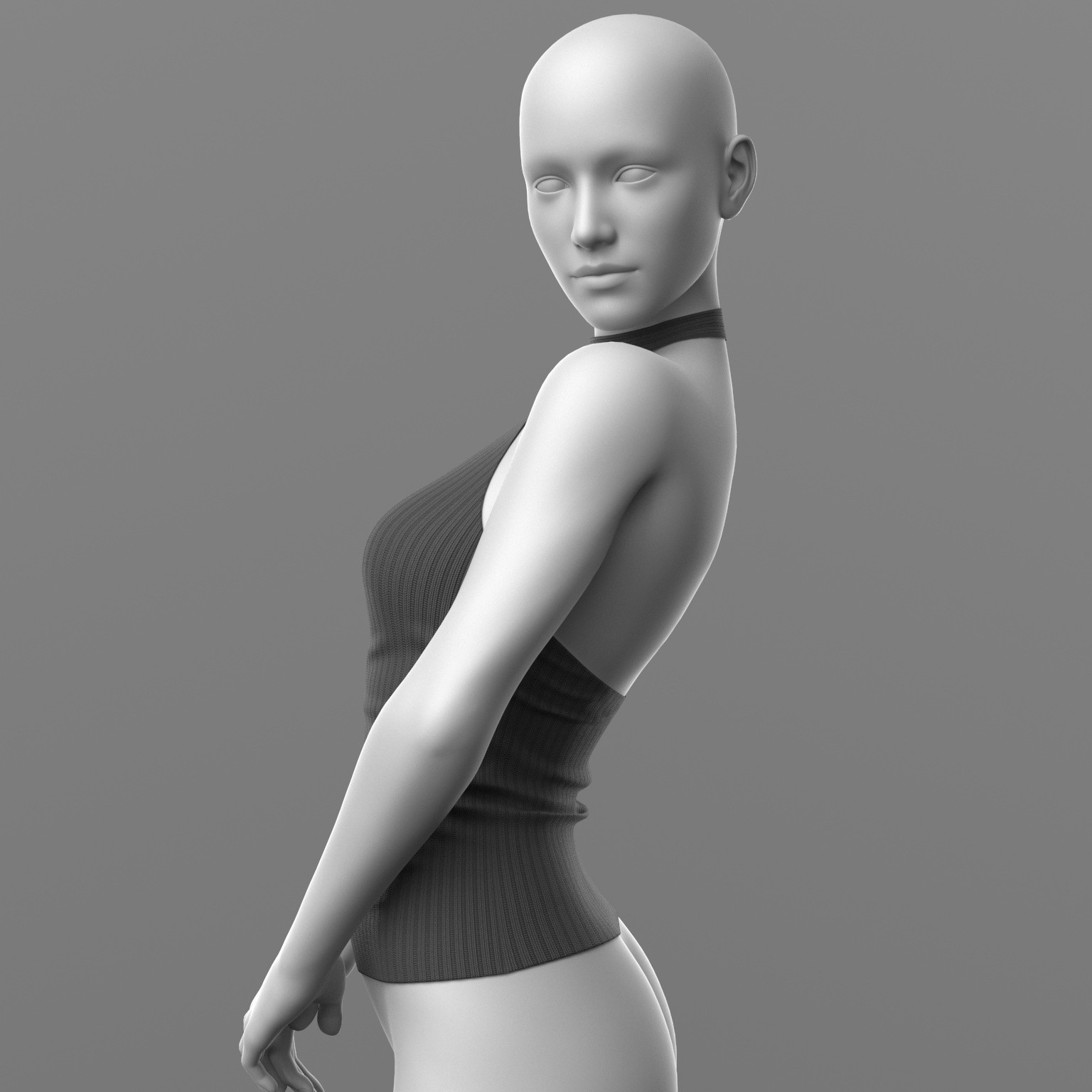 Knitted Top 3v G8 Female by N/A