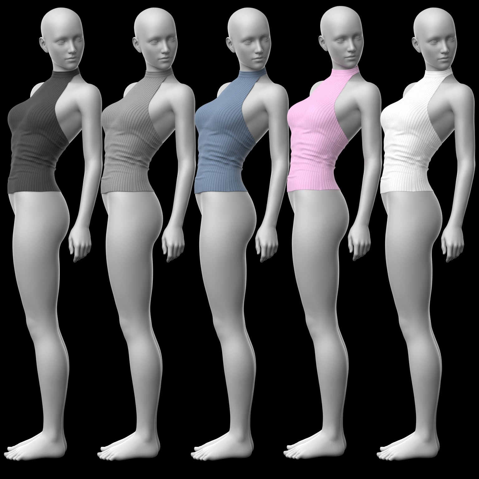 Knitted Top 3v G8 Female by N/A