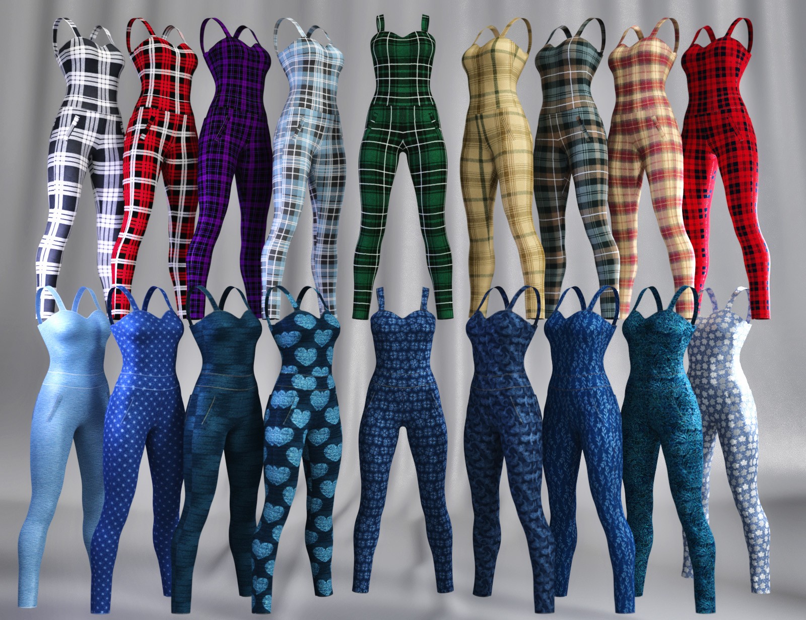JMR dForce Charlotte Overalls for G8F by N/A