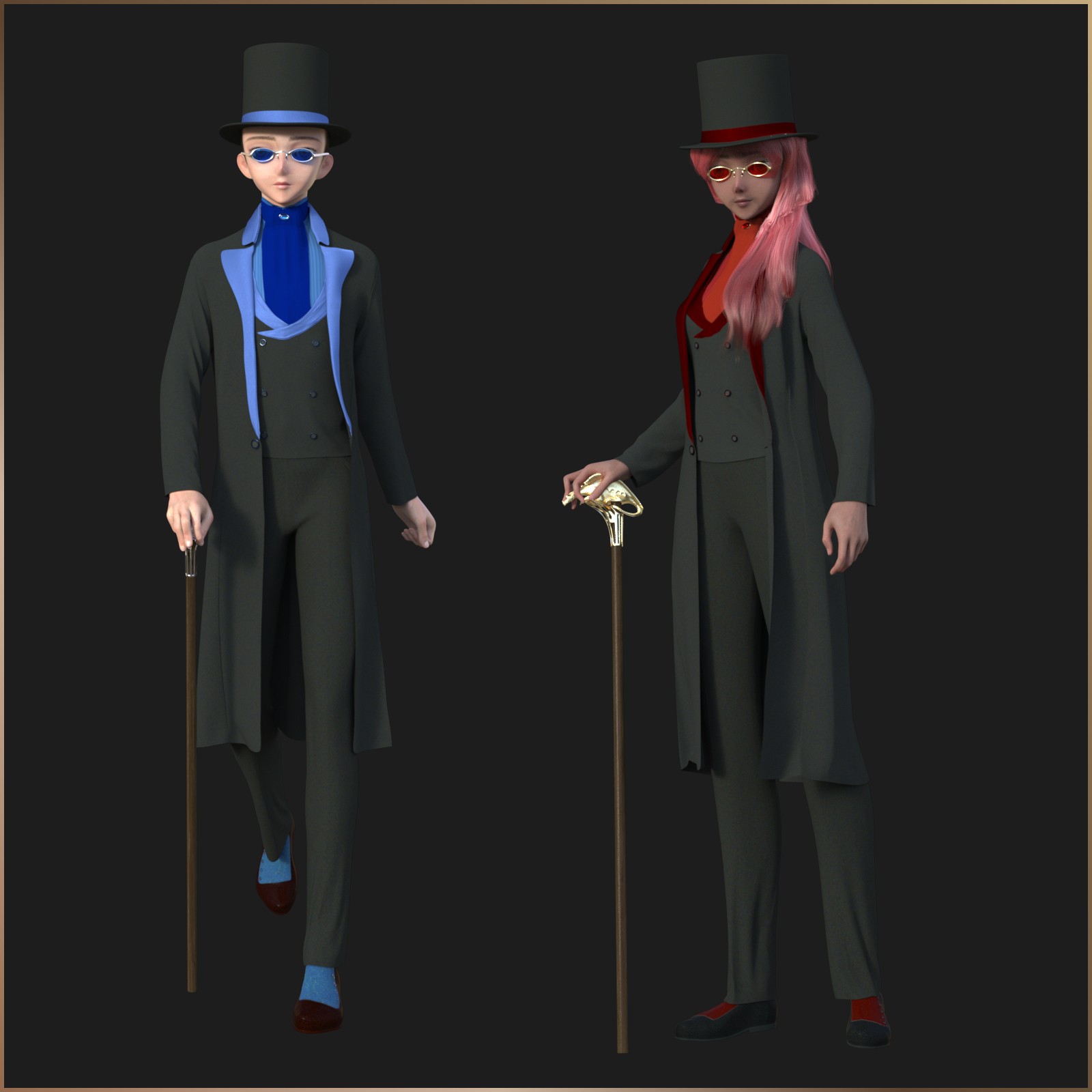 Victorian Gothic Vampire Suit by N/A