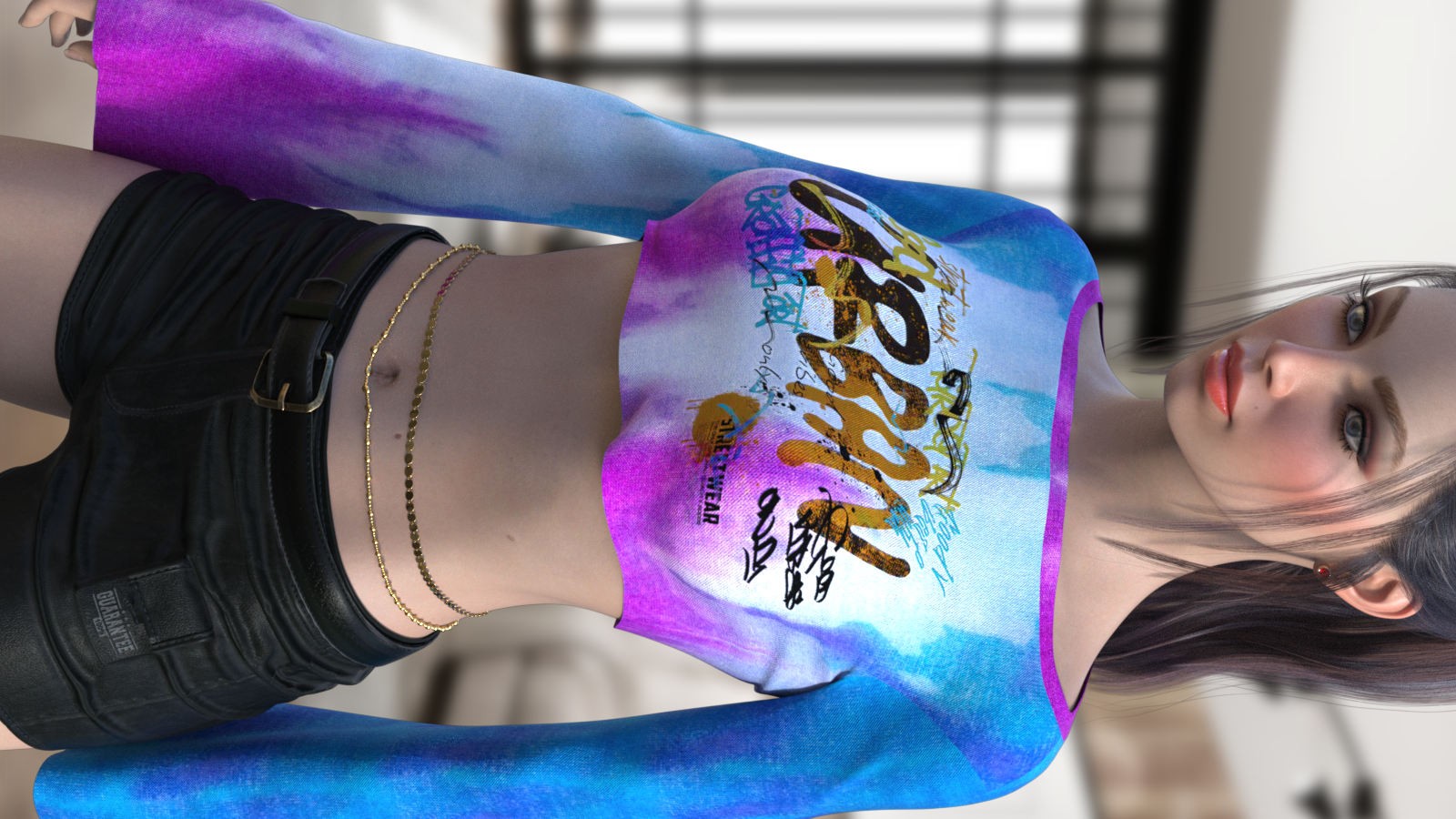 DA-Statements for dForce Drama Cropped Top Genesis8-8.1Female by lilflame by N/A