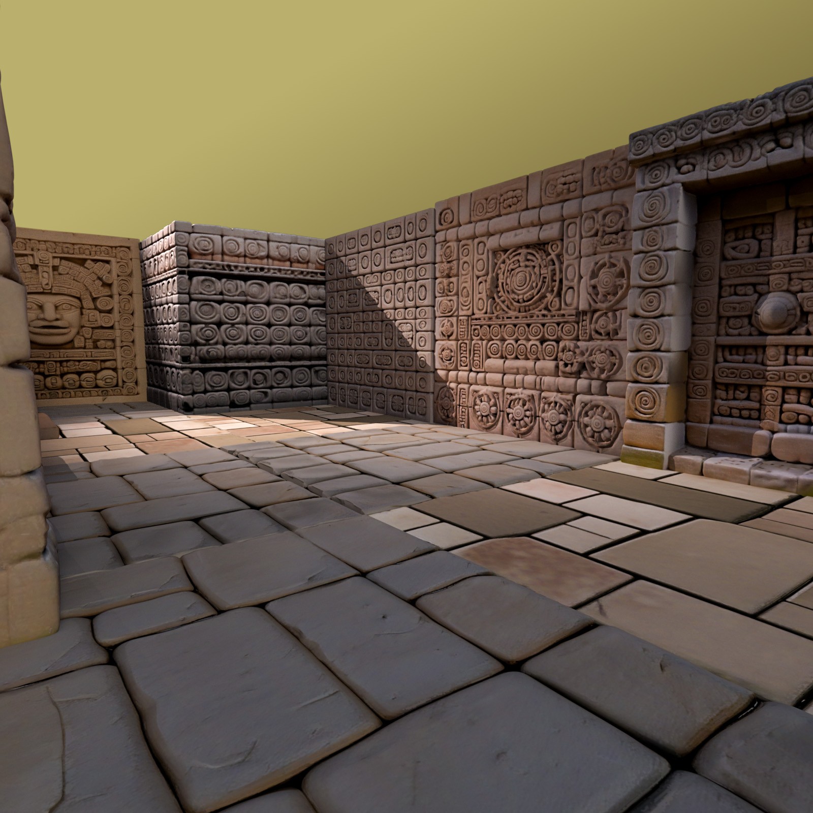 Mayan Wall Panels 2 by N/A