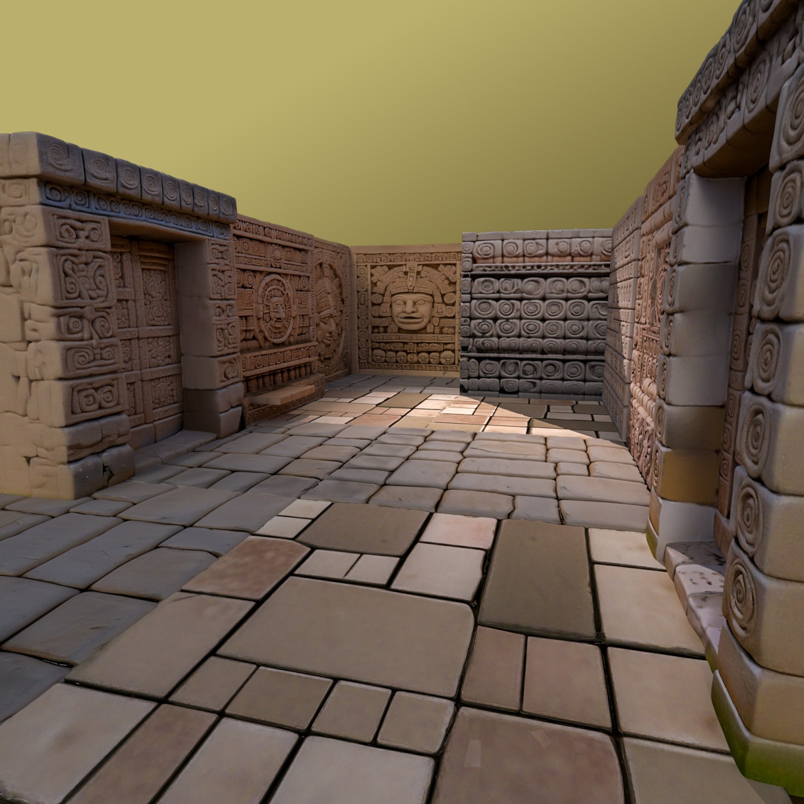 Mayan Wall Panels 2 by N/A