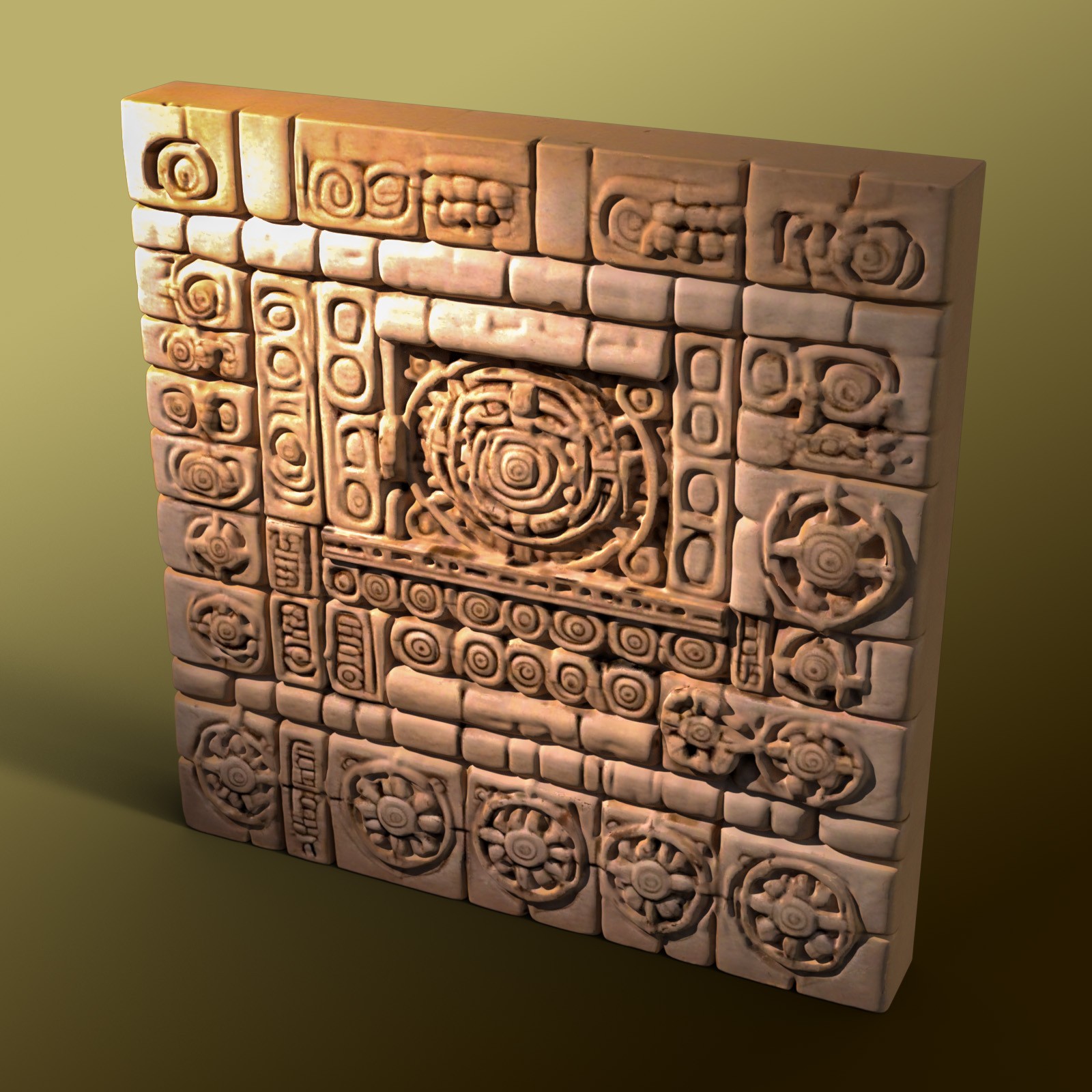Mayan Wall Panels 2 by N/A
