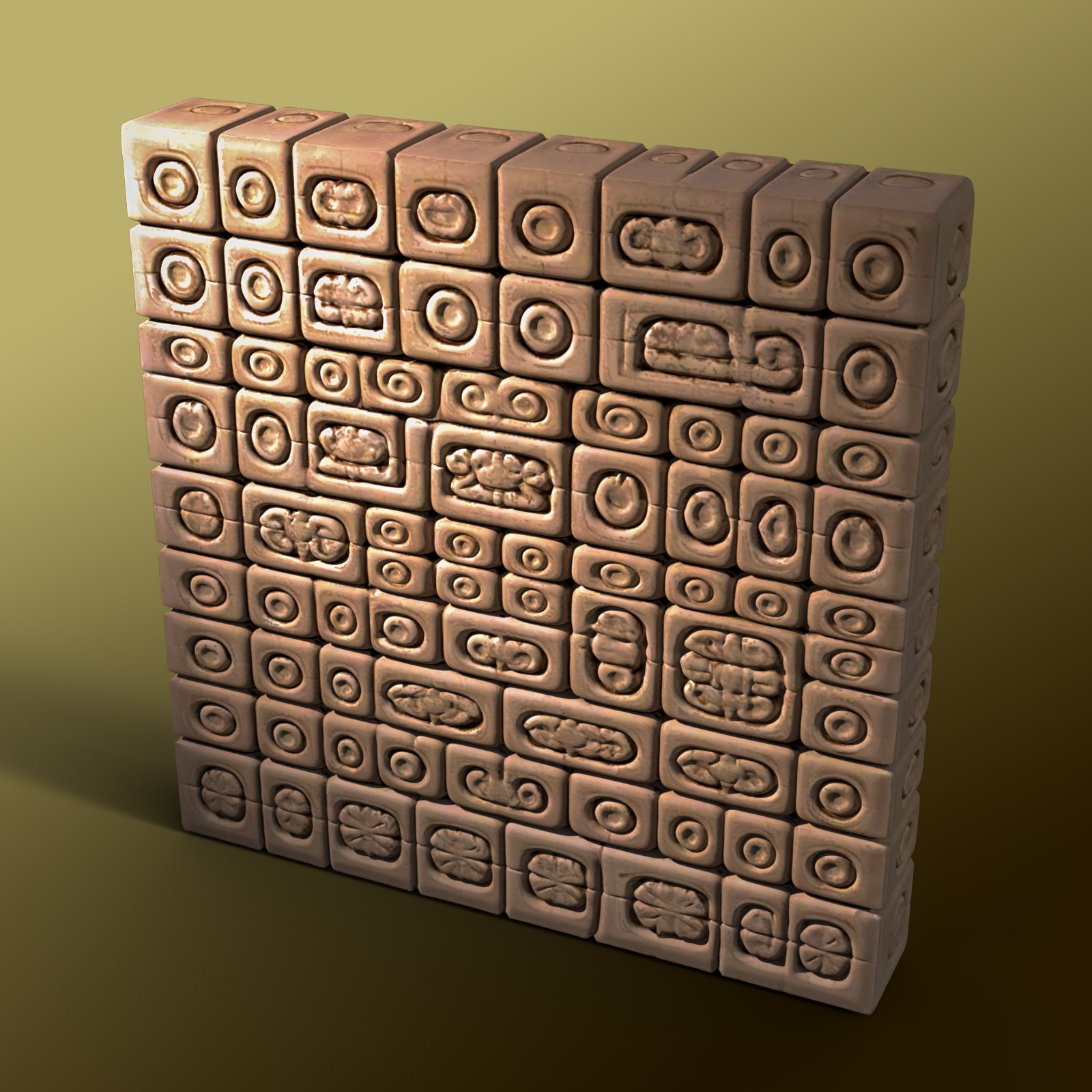 Mayan Wall Panels 2 by N/A