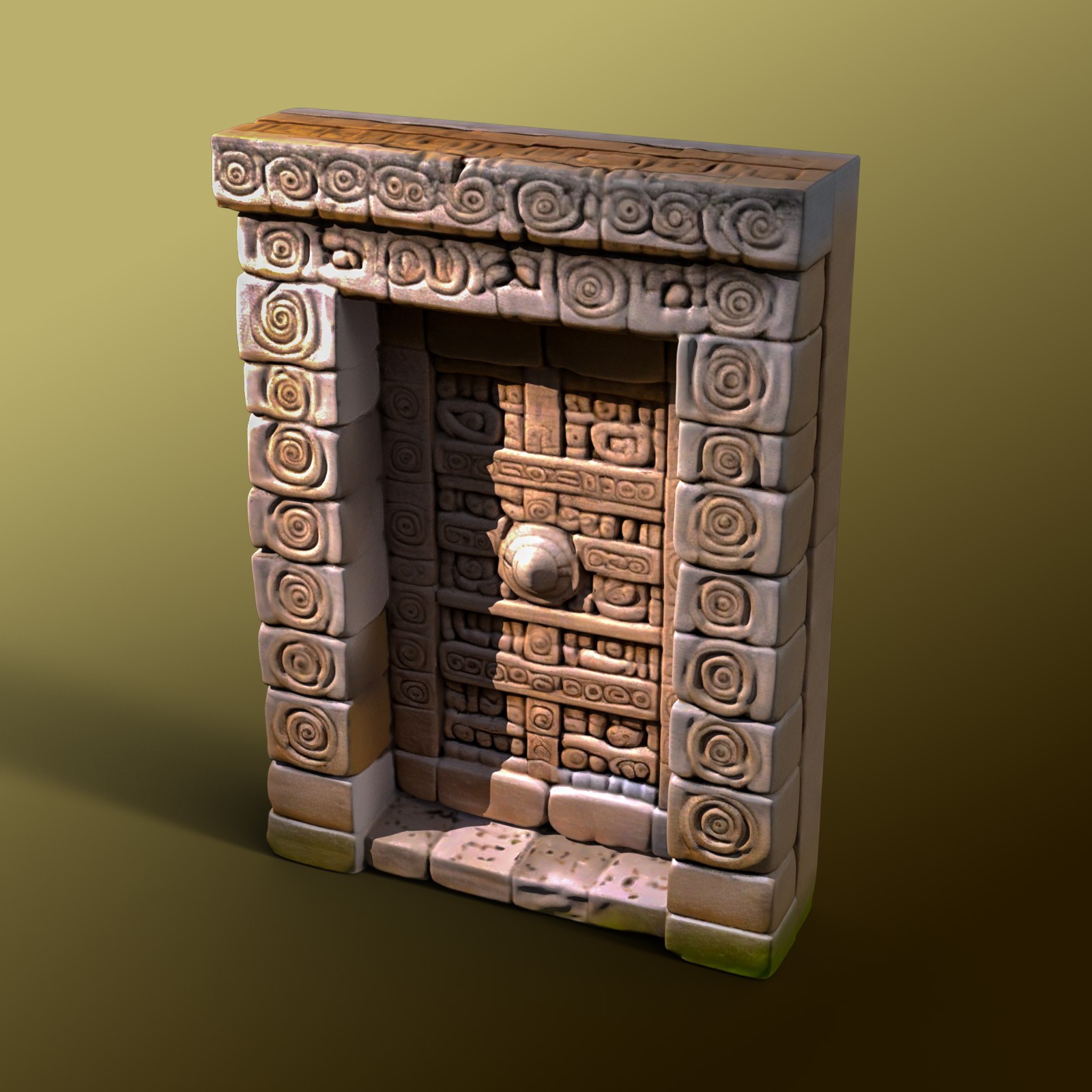 Mayan Wall Panels 2 by N/A