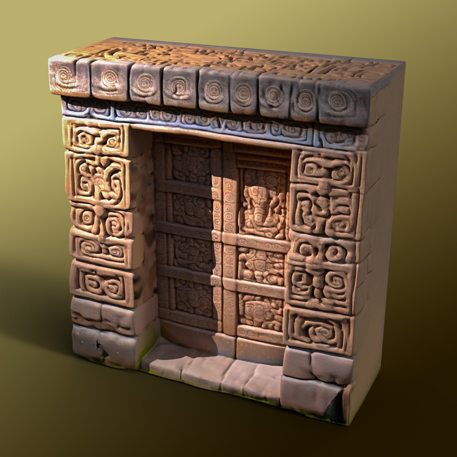 Mayan Wall Panels 2 by N/A