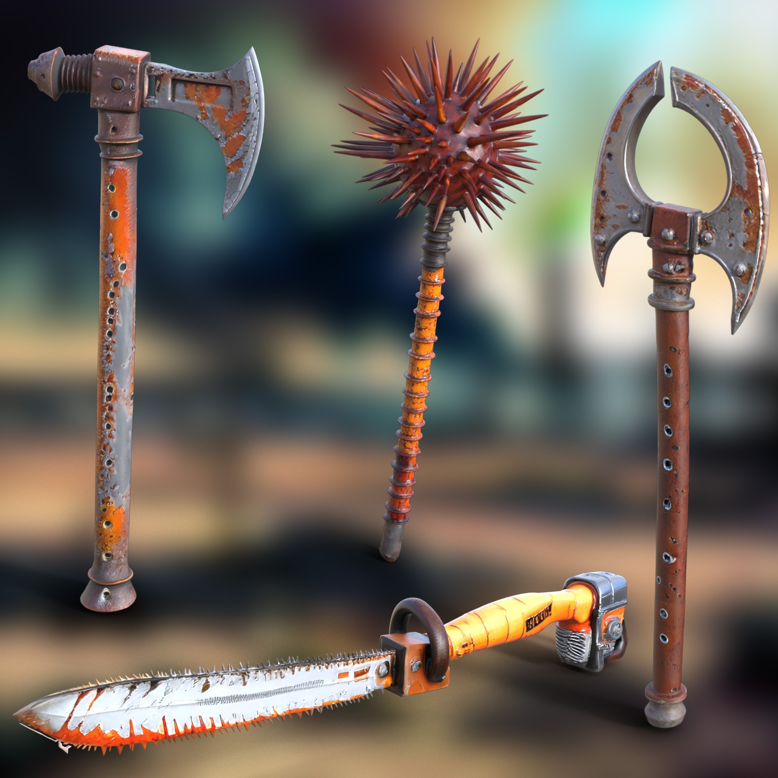 Post-Apocalyptic Hand Weapons 2 by N/A