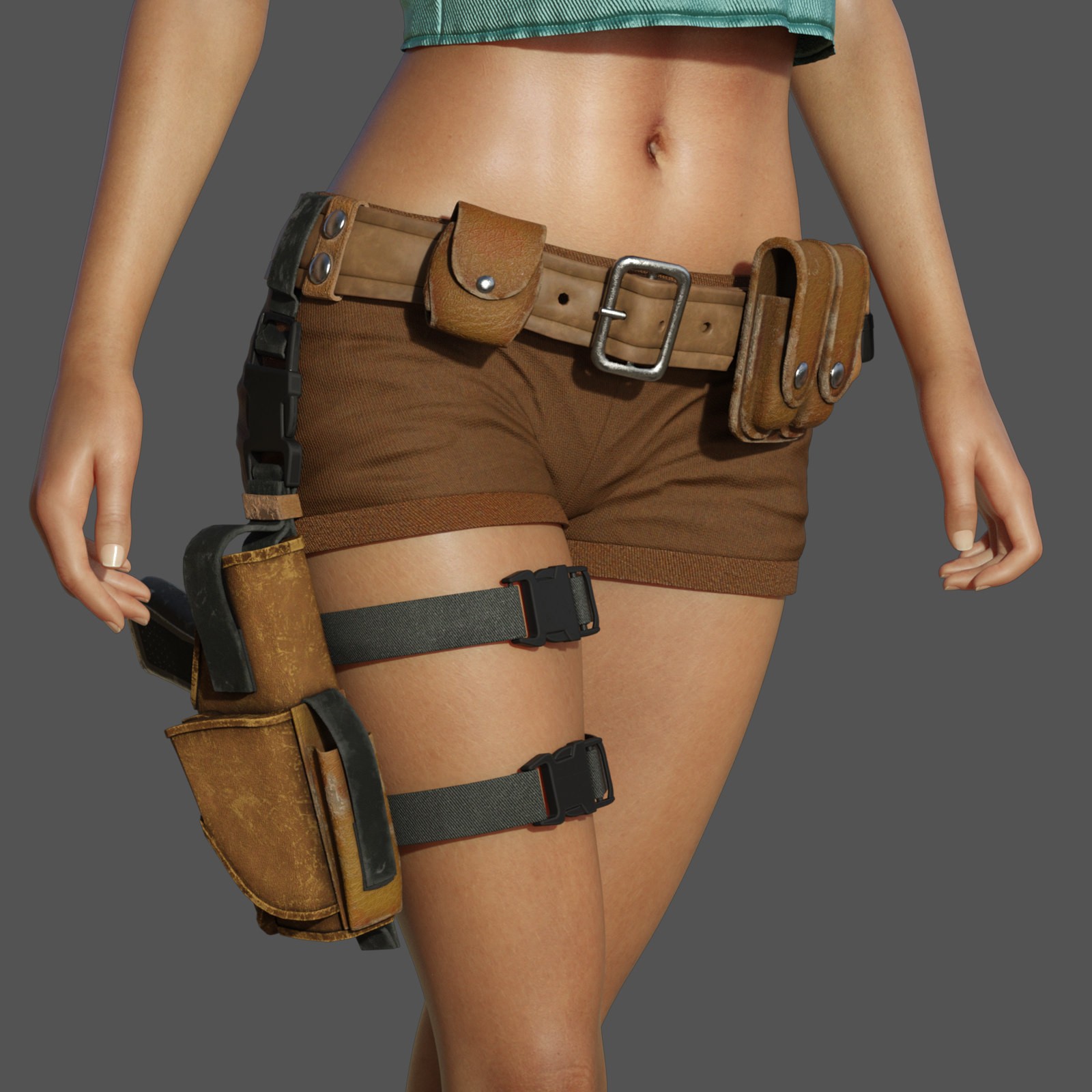 Exnem dForce Action Girl 3 for Genesis 8 Female by N/A