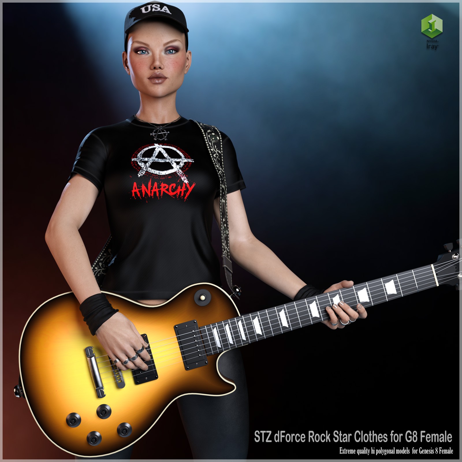 STZ dForce Rock Star Clothes for G8 Female by N/A