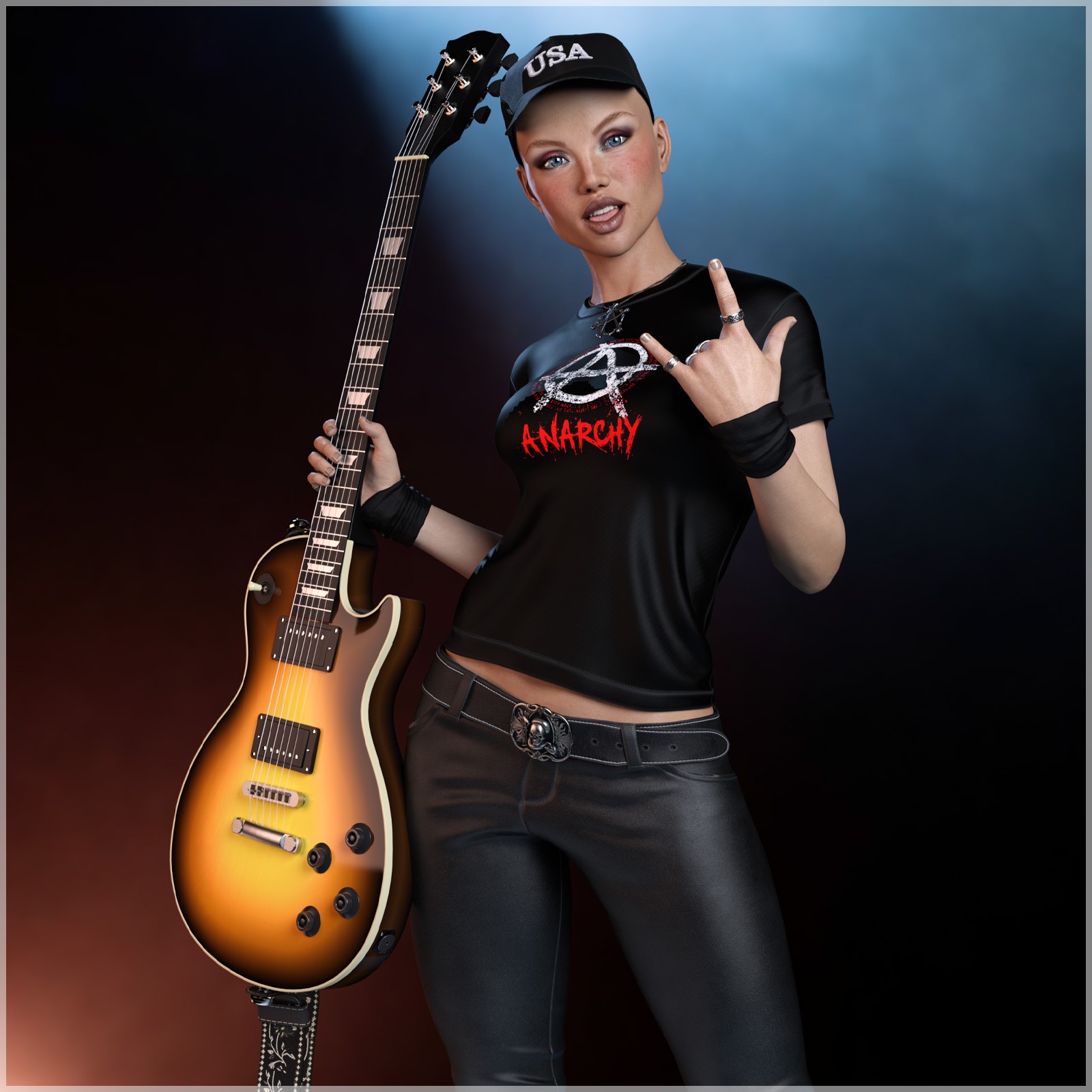 STZ dForce Rock Star Clothes for G8 Female by N/A