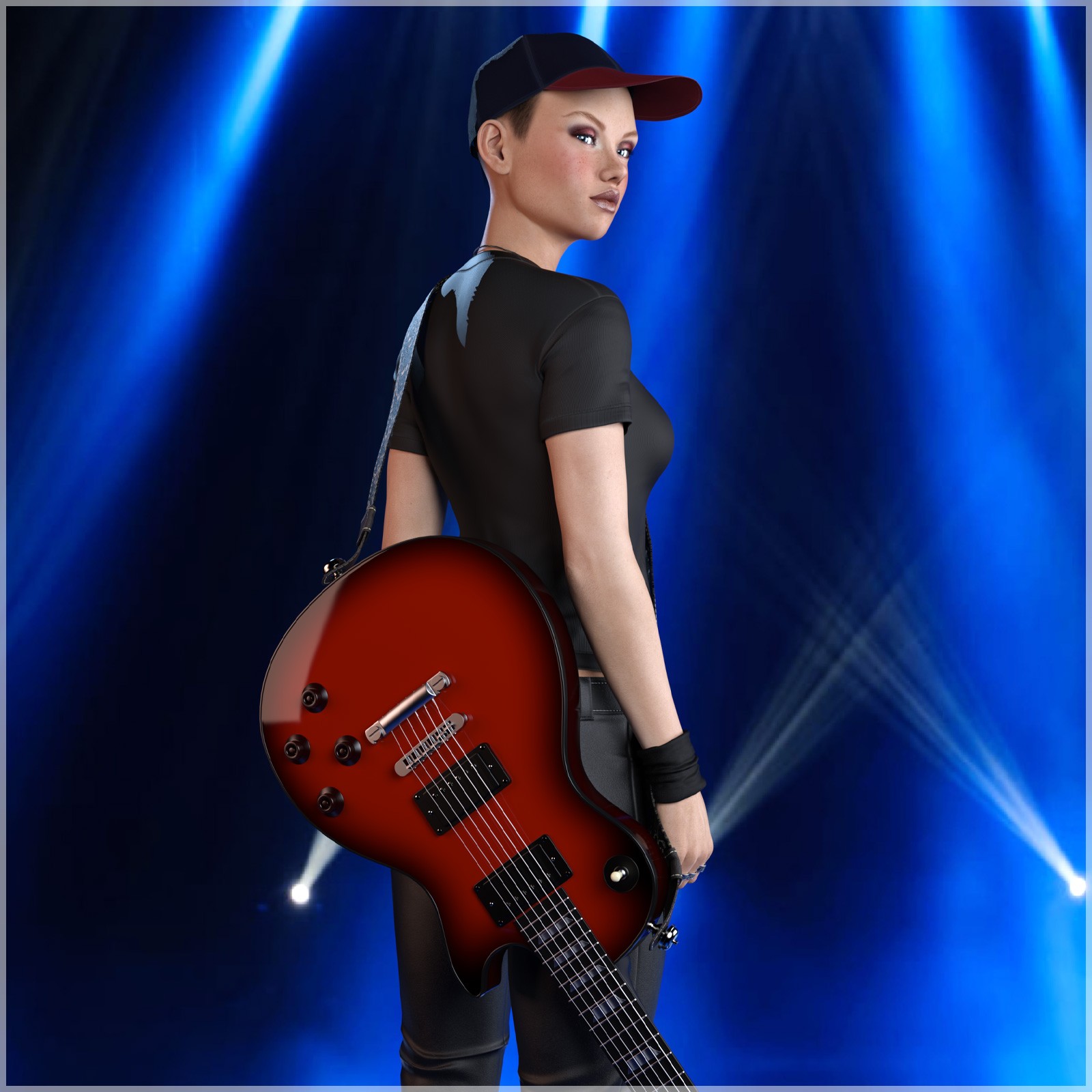 STZ dForce Rock Star Clothes for G8 Female by N/A