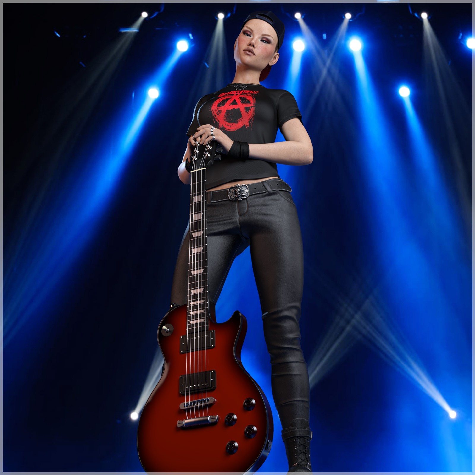 STZ dForce Rock Star Clothes for G8 Female by N/A