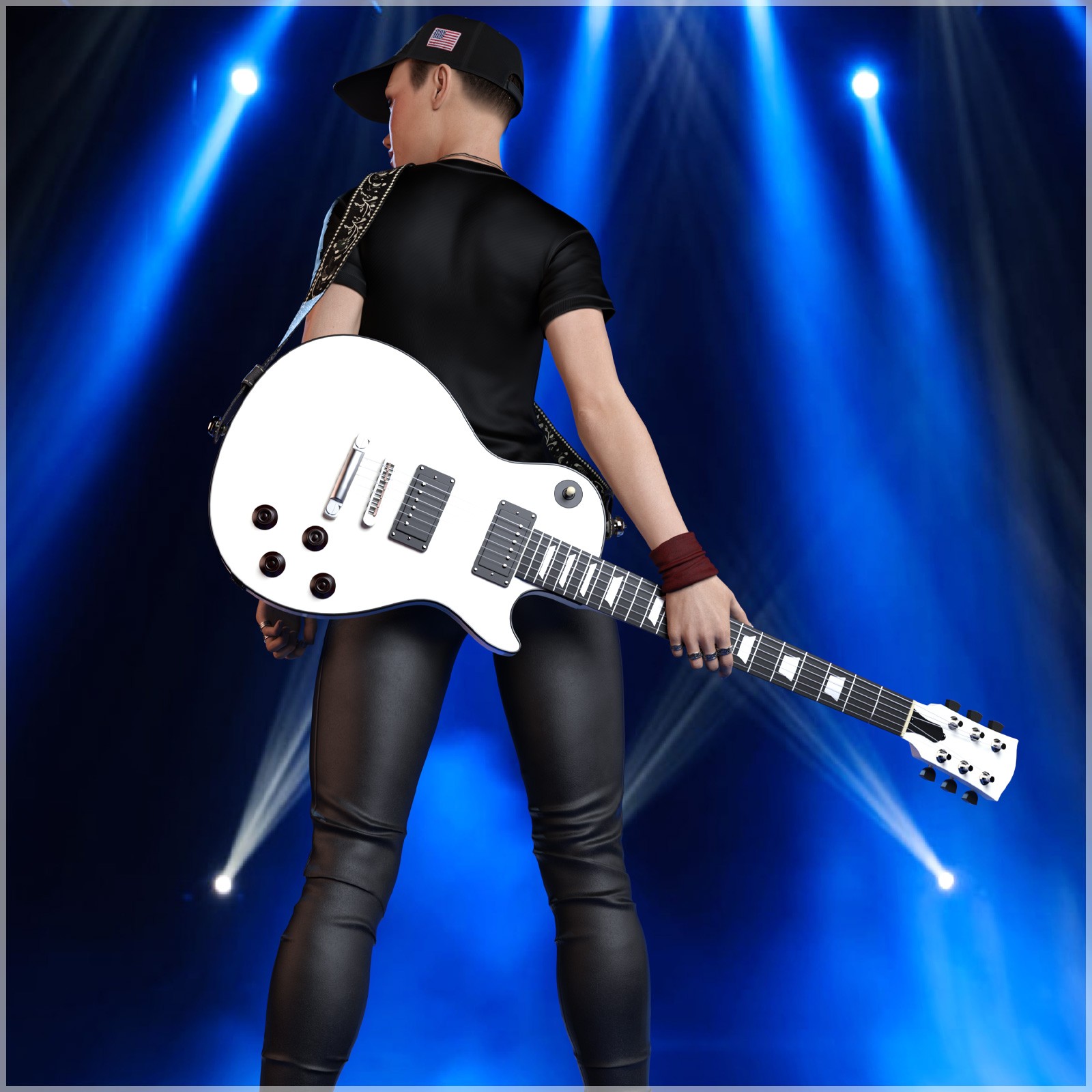 STZ dForce Rock Star Clothes for G8 Female by N/A