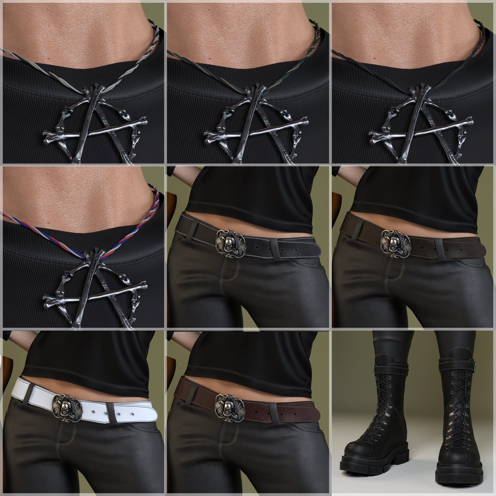 STZ dForce Rock Star Clothes for G8 Female by N/A