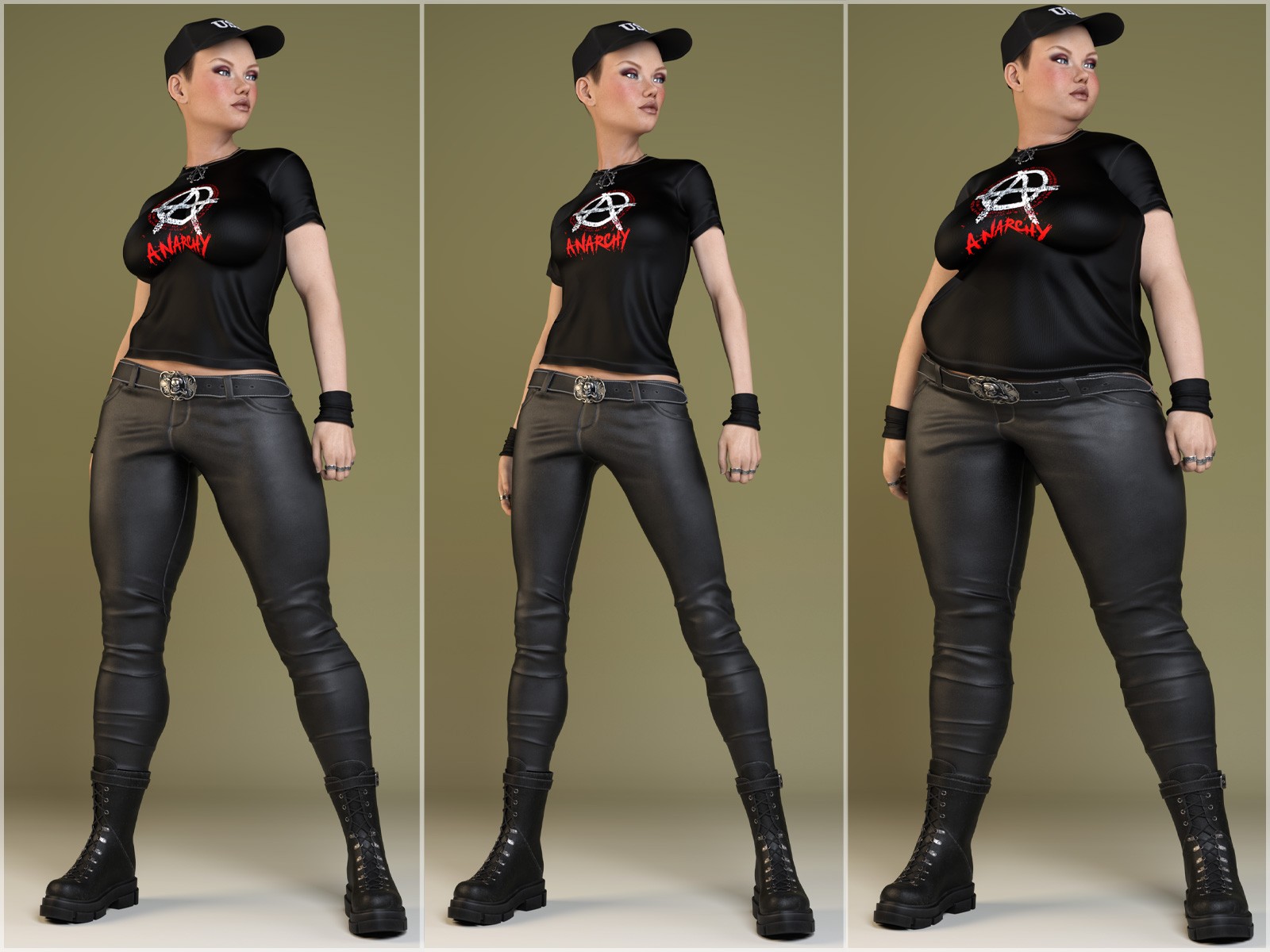 STZ dForce Rock Star Clothes for G8 Female by N/A
