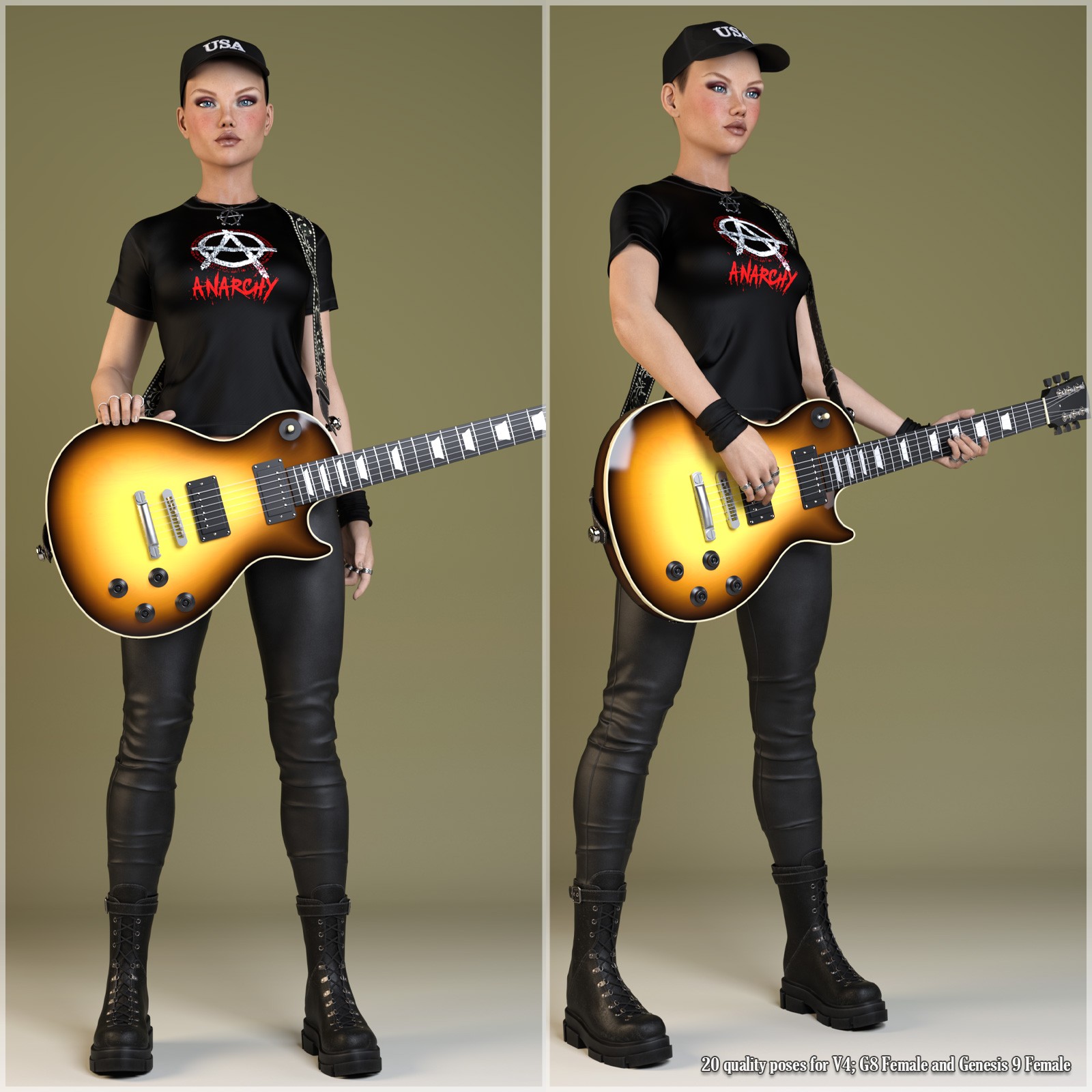 STZ Rock star poses by N/A