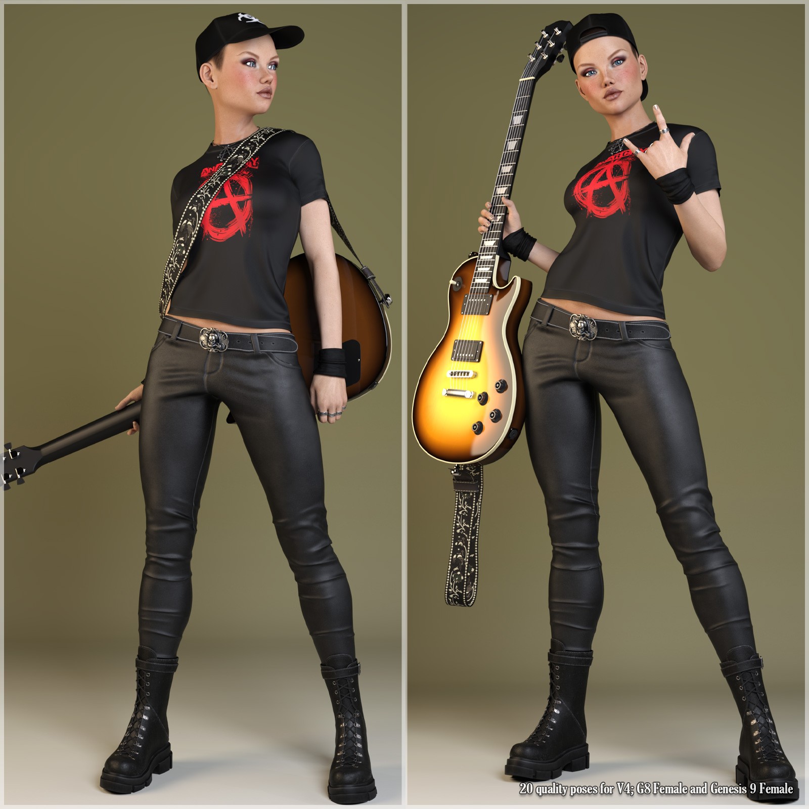 STZ Rock star poses by N/A