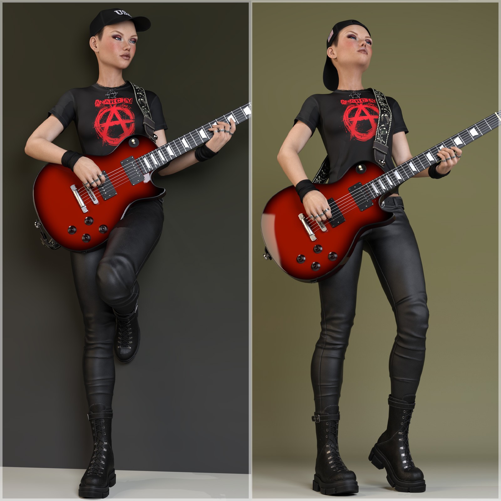 STZ Rock star poses by N/A