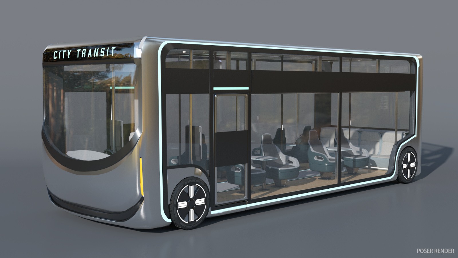 Sci-fi Bus by N/A